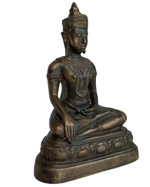 Buddha Statue Thailand Bronze sitzend