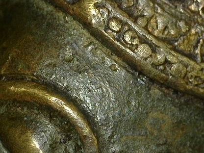 Buddha Thailand Bronze alte Patina