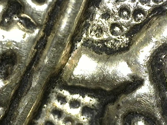Buddha White Metal Nepal buddhistische Statue