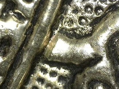 Buddha White Metal Nepal buddhistische Statue