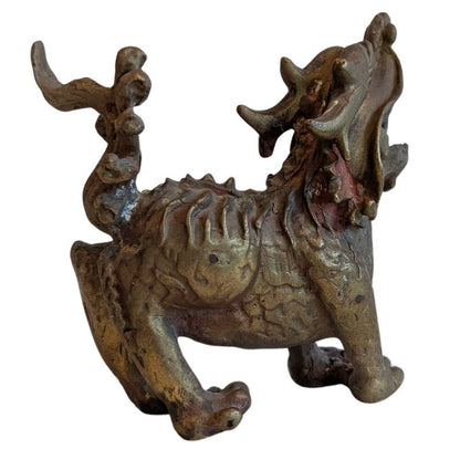 china foo dogs bronze skulpturen kompakte figuren set
