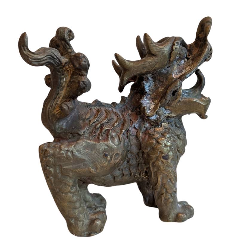 china foo dogs bronze skulpturen robuste form pfoten