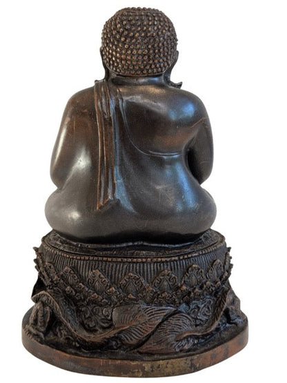 Chinesischer Buddha Bronze Meditation traditionelle Darstellung