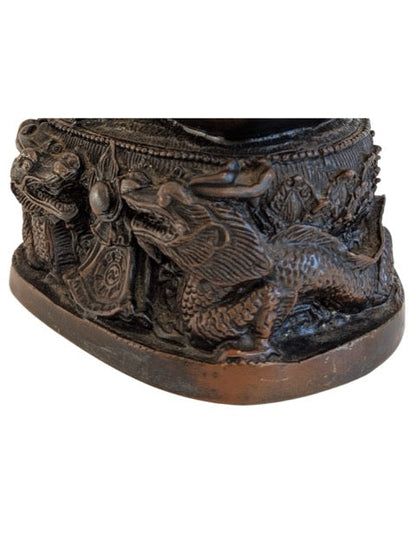 Chinesischer Buddha Bronze religiöse Kunst Darstellung