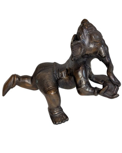 Ganesha Bronze Indien religieus beeld