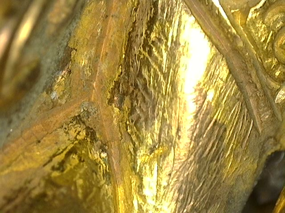 Grüne Tara Devotionsfigur Bronze Himalaya