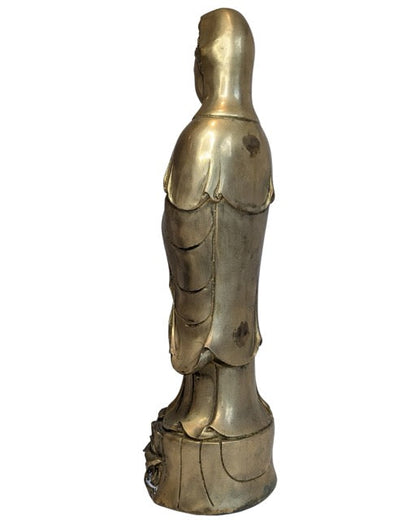 Guanyin Bronze Tempelbild China traditionelle Darstellung