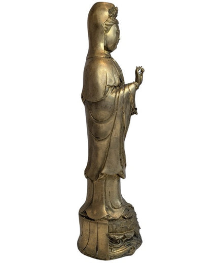 Guanyin Figur Bronze China Bodhisattva Darstellung