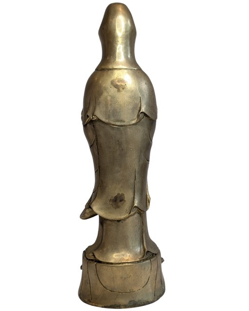Guanyin Statue Bronze China Devotion Objekt