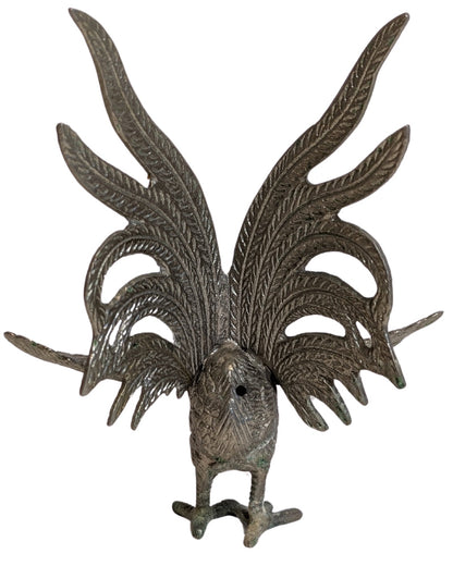 Hahn Metall Figur Thailand dekorativ gestaltet