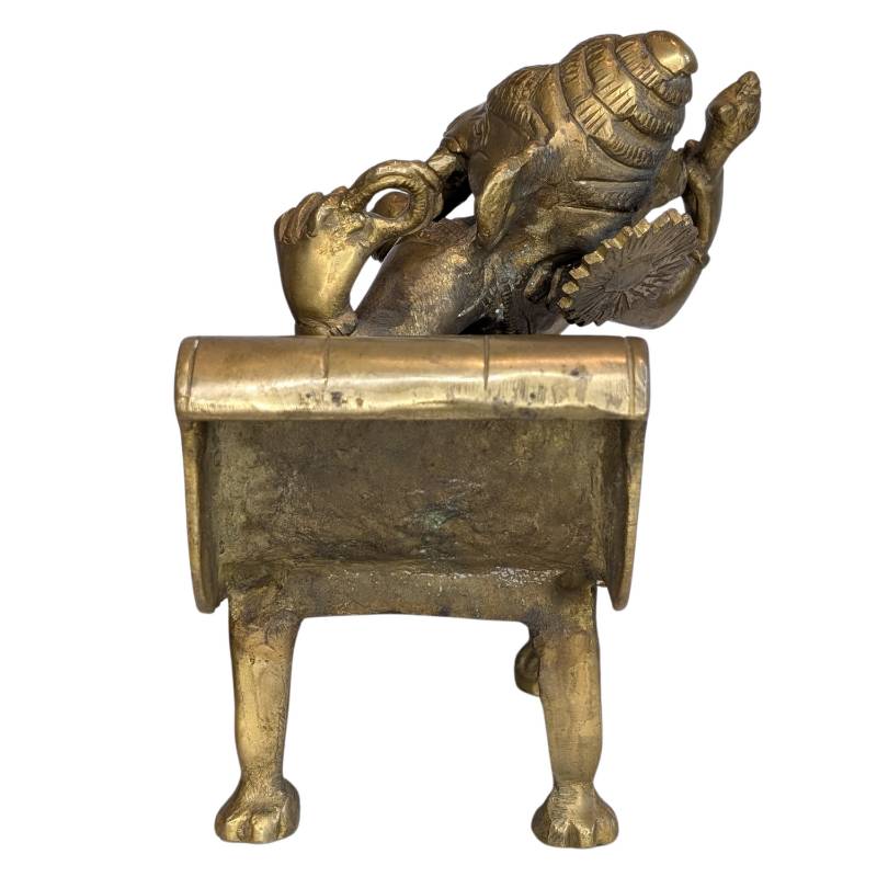 religiöse kunst nordindien ganesha bronze figur
