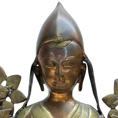 Himalaya Tsongkhapa Lama – Antike Bronze (Feuervergoldet) | 1stbuddha
