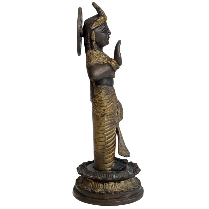 Hindu Statue Bronze Südindien Tradition Skulptur