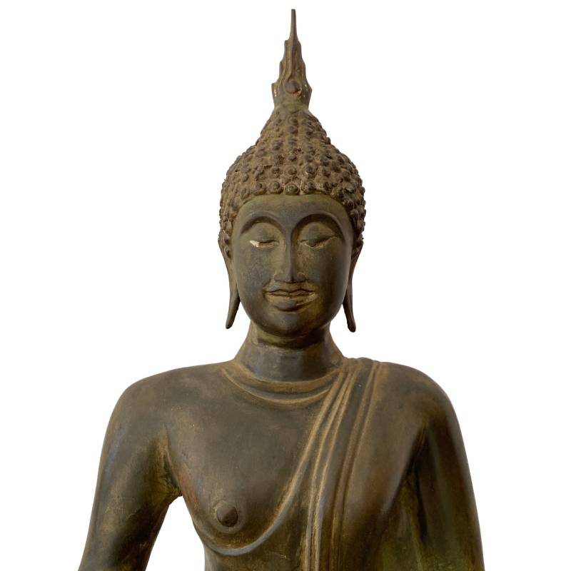 Historische Buddha Tempelstatue aus Thailand