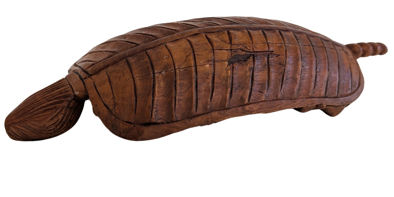 Holzfigur China Boot Gelehrte Szene geschnitzt