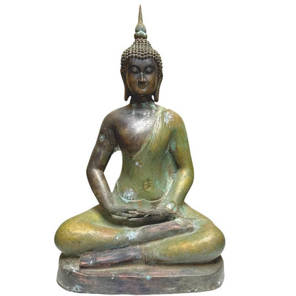 Seltener-imperialer-chinesischer-Bronze-Buddha-aus-der-Yongle-Ära