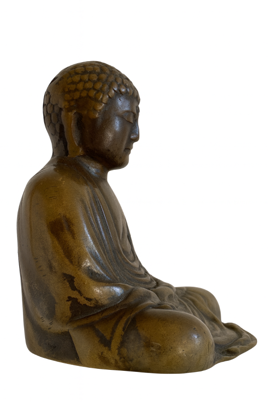 Japan Buddha Figur Bronze Dhyana Mudra Meditation