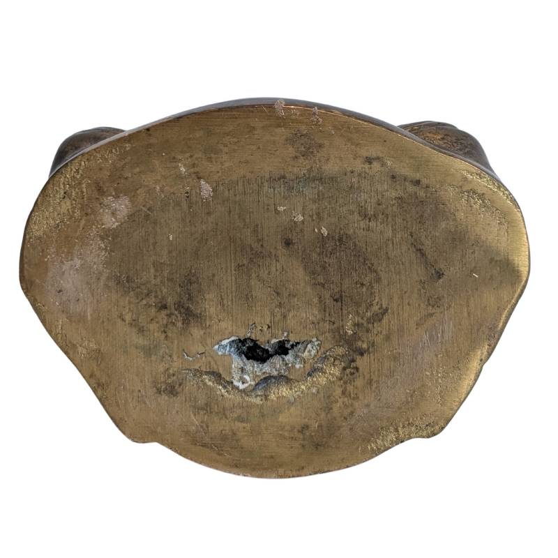 Japanischer Bronze Buddha Meditation Dhyana Mudra mit feiner Patina und Balance