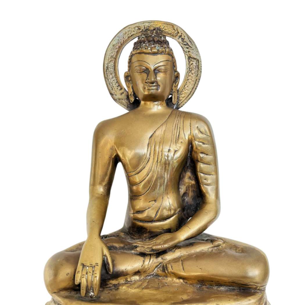 Kashmir Buddha Figur Bronze Himalaya 18 Jahrhundert