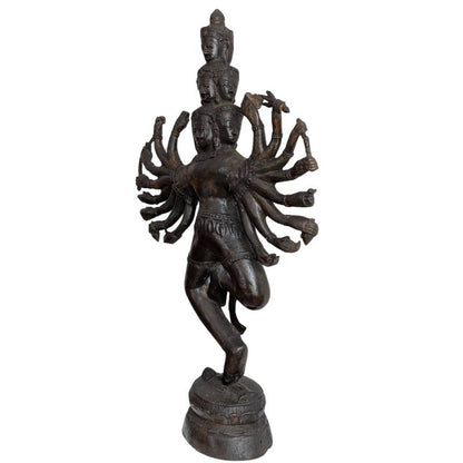 su edostasien kunststil shiva nataraja bronze figur