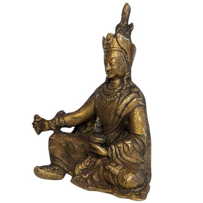 kleine schwere figur solide gegossen himalaya stil
