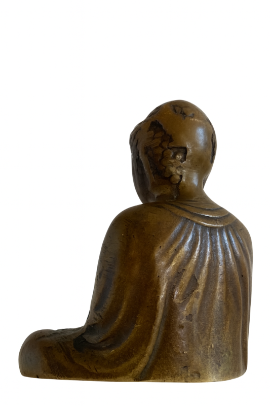 Kleine Buddha Statue Japan Bronze Dhyana Mudra
