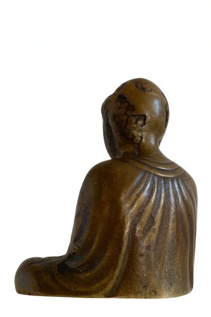 Kleine Buddha Statue Japan Bronze Dhyana Mudra