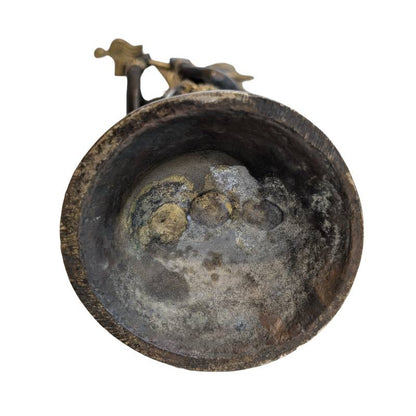 Krishna Bronze Figur Indien Hindu Skulptur