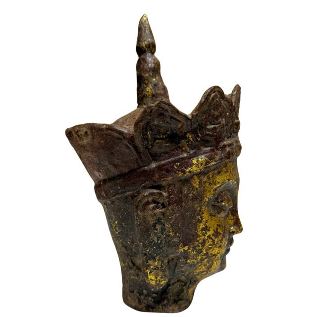 Ksitigarbha Bodhisattva Kopf China Gusseisen