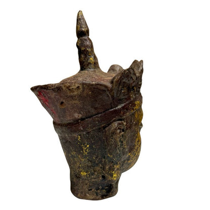 Ksitigarbha Fragment aus Gusseisen China buddhistische Kunst