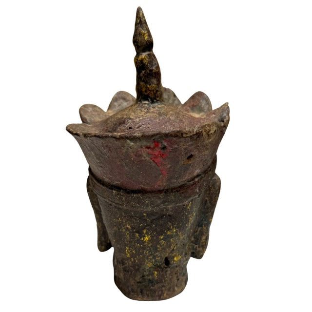 Ksitigarbha Kopf buddhistische Darstellung China Gusseisen