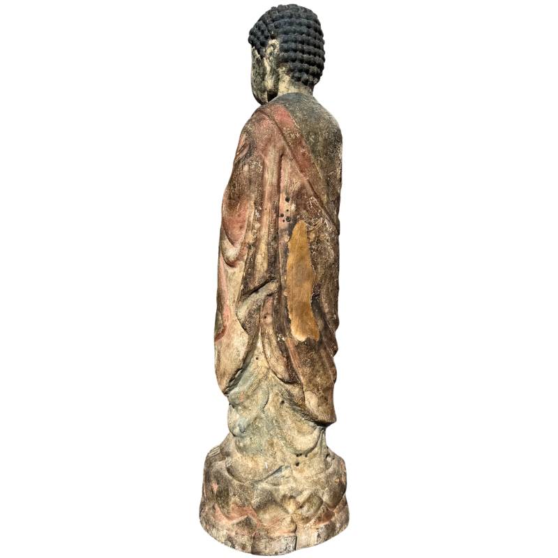 Kwan Yin Figur aus chinesischer Tempelkunst
