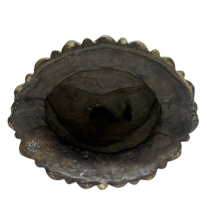 Lotus Thron Buddha Bronze Bhaisajyaguru Skulptur