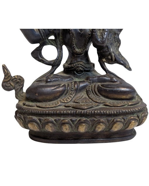 Manjushri Bronze Himalaya religiöse Kunst Darstellung