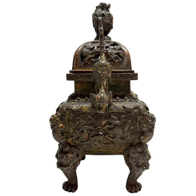 Dokumentation der schweren 2,6 kg Messing-Qualität des chinesischen Brenners.