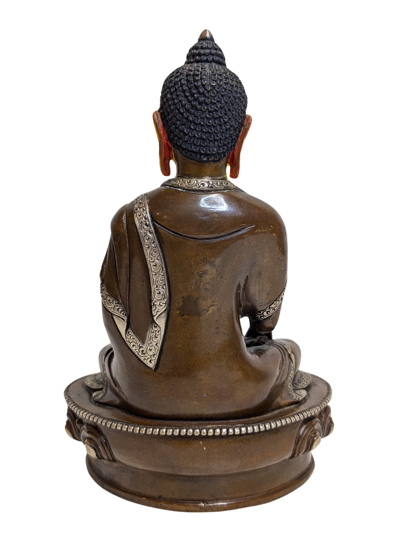 Medizin Buddha Bronze sino tibetischer Stil