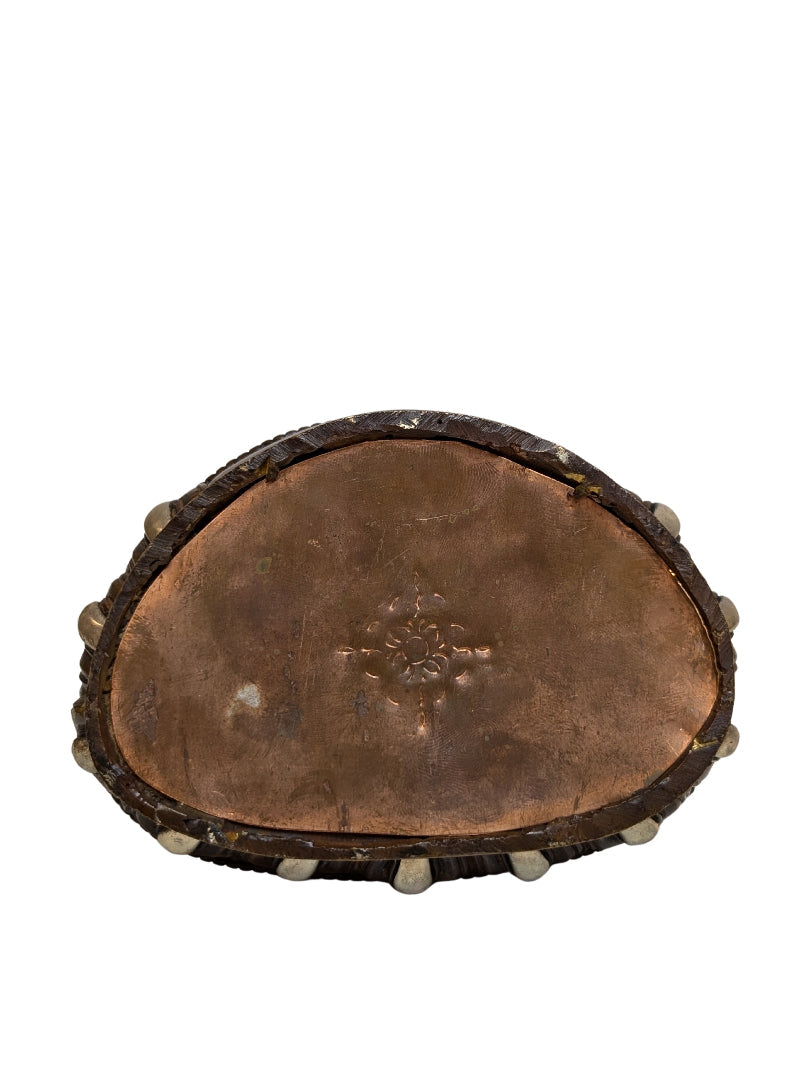 Medizin Buddha Bronze Tibet Figur mit Schale