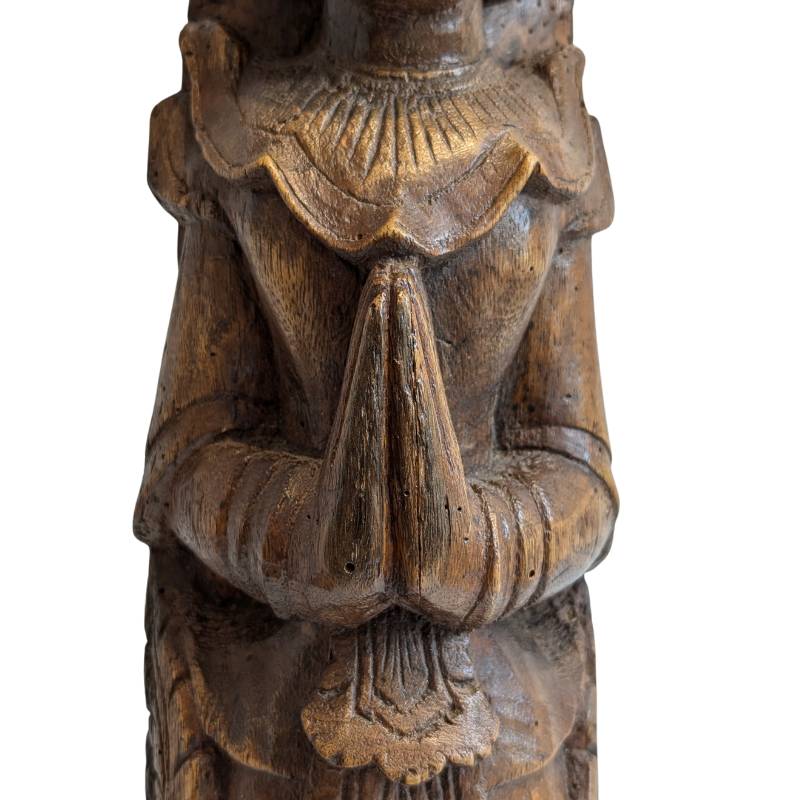 Nat Holzfigur Birma religiöse Kunst