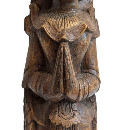 Nat Holzfigur Birma religiöse Kunst