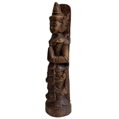 Nat Holzfigur Myanmar Gebetshaltung