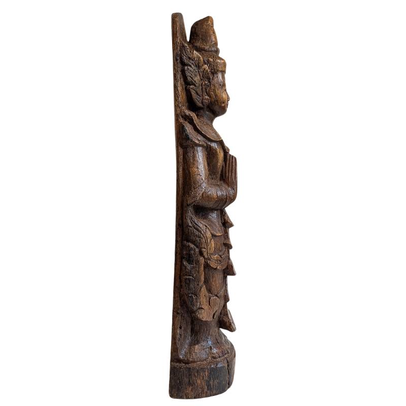 Nat Holzfigur Myanmar rituelle Skulptur