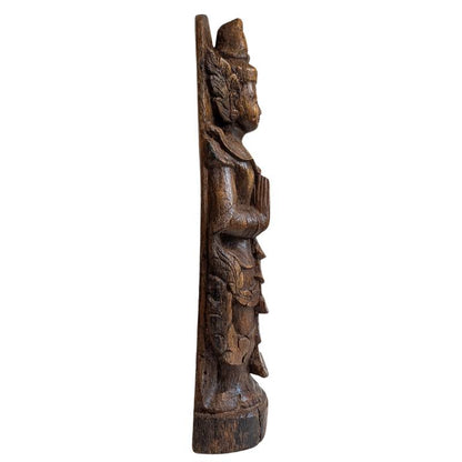 Nat Holzfigur Myanmar rituelle Skulptur