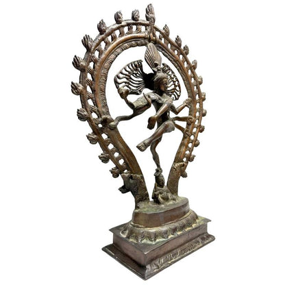 Nataraja Bronze Figur Indien Shiva Darstellung Universum Tanz