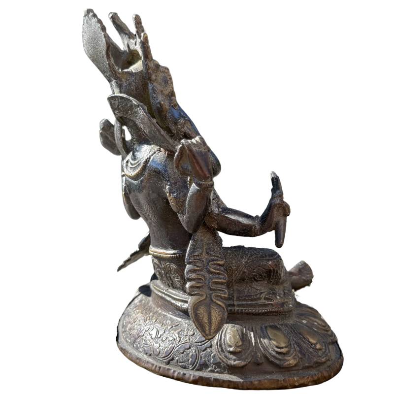 Bronze Ganesha Figur aus Nepal
