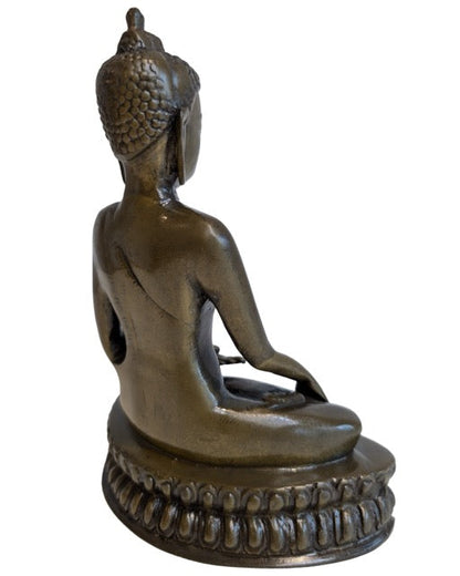 Nepal Buddha Bronze Figur Patina