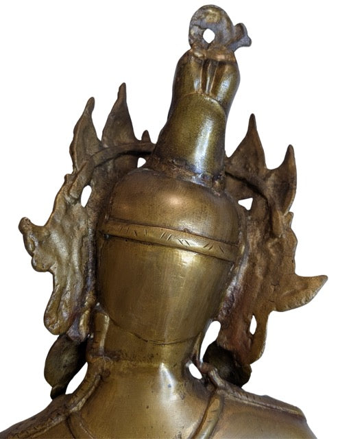 nepal tara bronze skulptur starkes interieur objekt