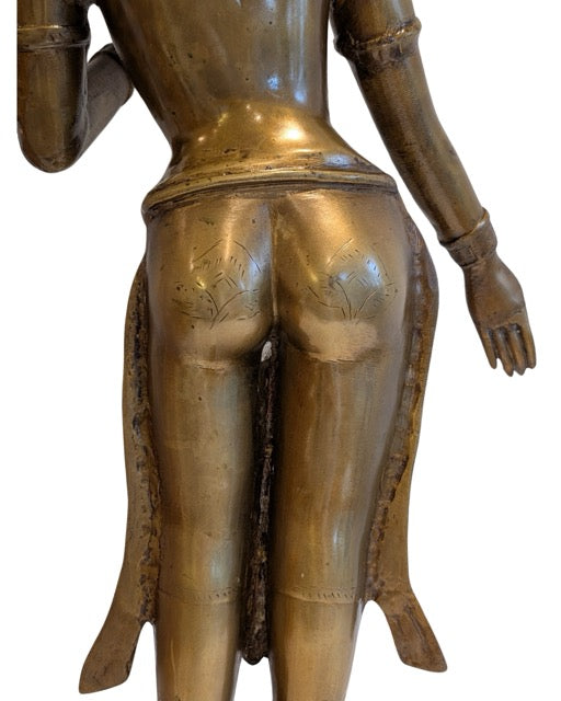 nepal tara bronze skulptur unterseite gussstruktur hohl gegossen