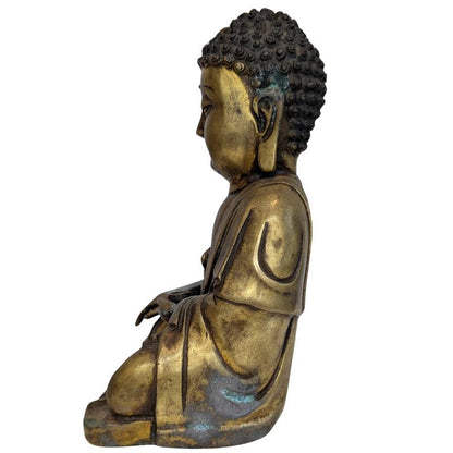 natuerliche altersspuren oberflaeche bronze figur