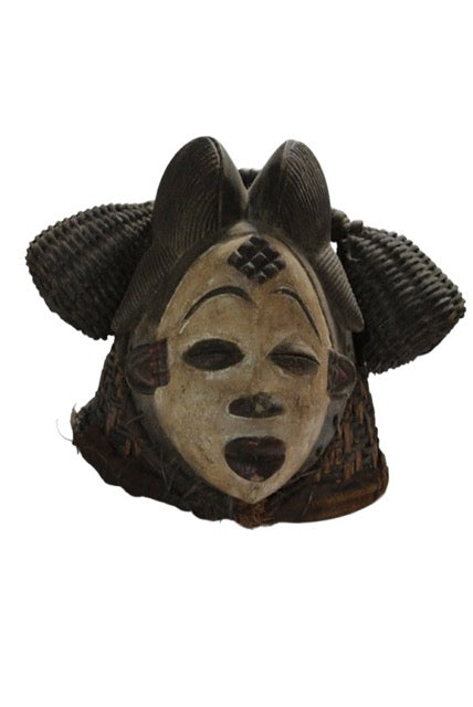 Punu Maske aus Holz Gabon Ritualobjekt