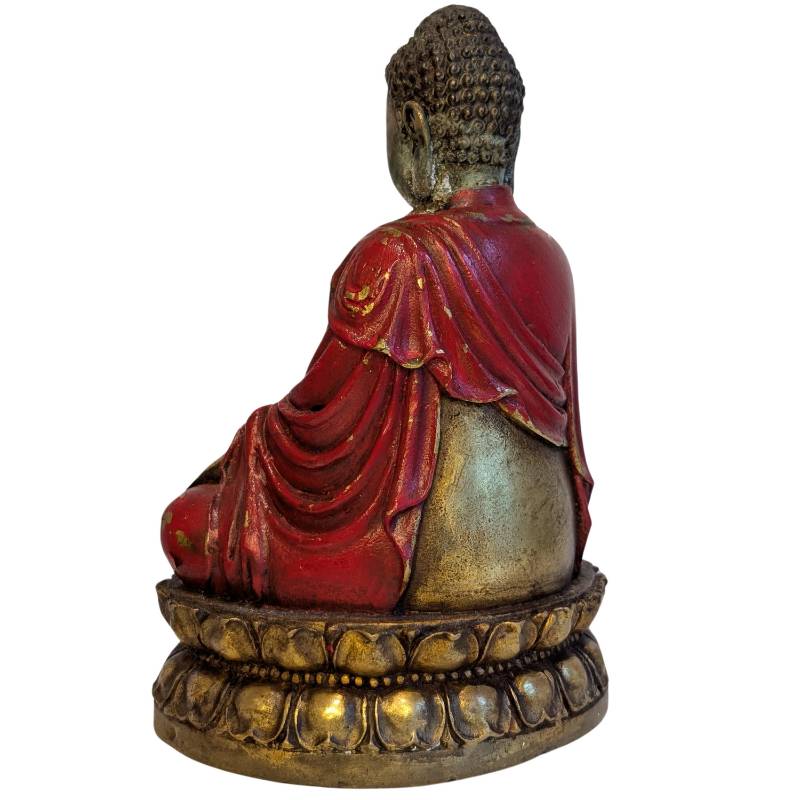 farbreste traditionelle fassung asiatische skulptur